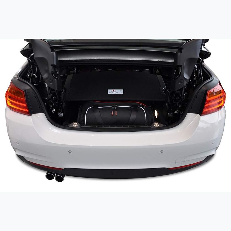 KJUST Комплект чанти за багажника на BMW 4 Кабриолет 2013-2020 3 бр. черни 17