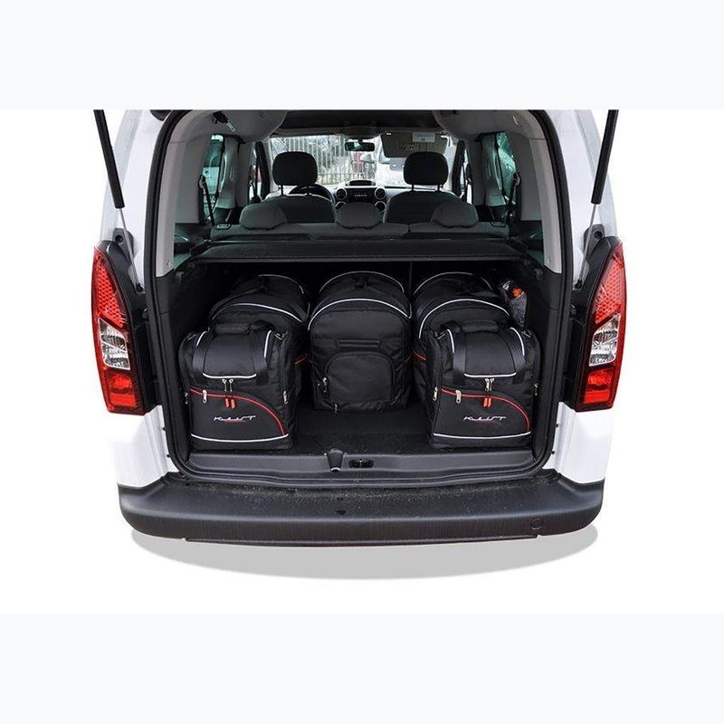 Комплект чанти за багажник KJUST Peugeot Partner 2008-2019 6 бр. black 12