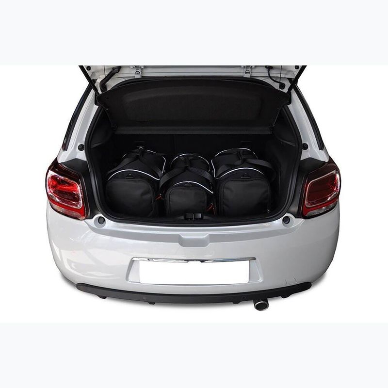 Комплект чанти за багажник KJUST Citroen Ds3 Hatchback 2009-2016 3 бр. black 13