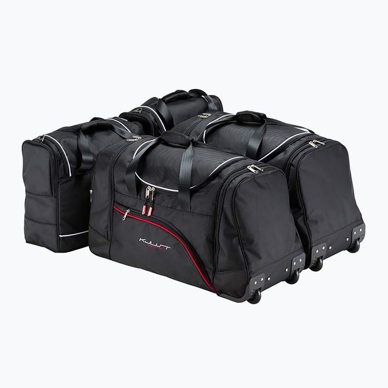 KJUST Комплект чанти за багажника на BMW 5 Limousine 2016-2023 4 бр. черни 2