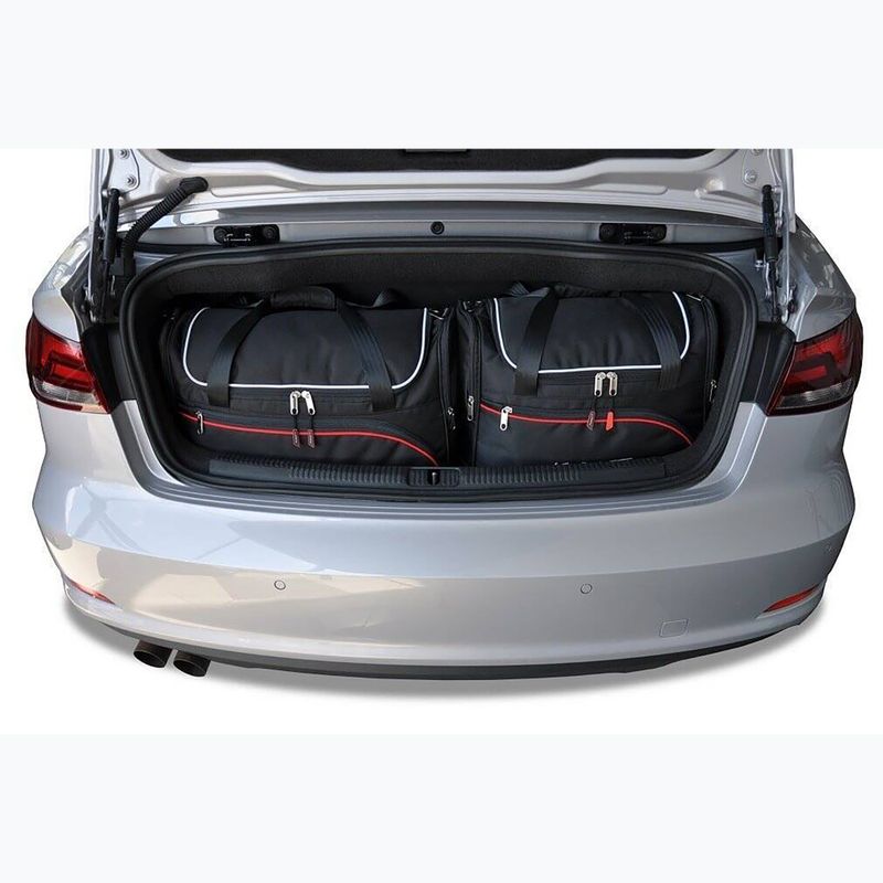 KJUST Audi A3 Cabrio 2014-2016 комплект чанти за багажното отделение 4 бр. черни 14
