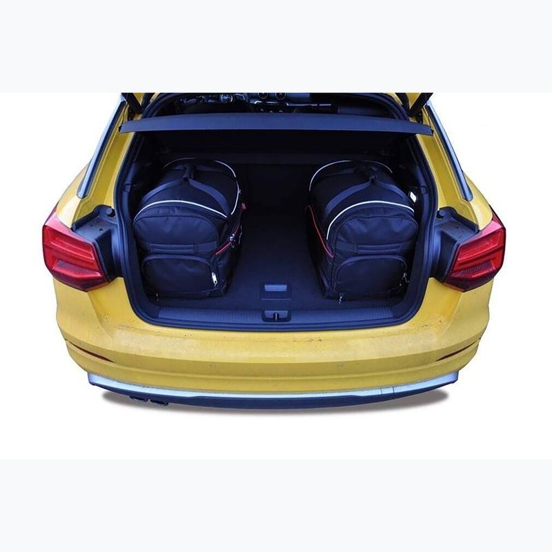 KJUST Комплект чанти за багажника на Audi Q2 2016+ 4 бр. черни 18