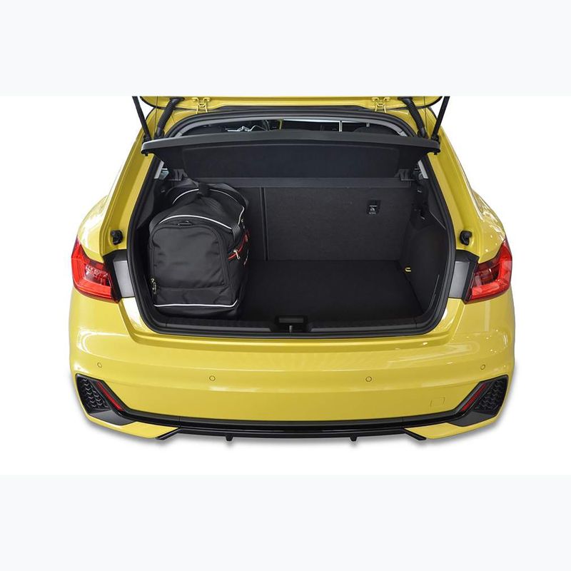 KJUST Комплект чанти за багажника на Audi A1 2018+ 3 бр. черни 15