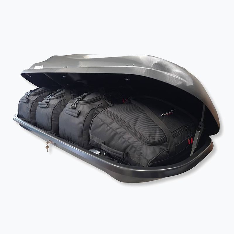 Комплект чанти за покривен автобокс KJUST Menabo Mania 460 4 броя черни 2