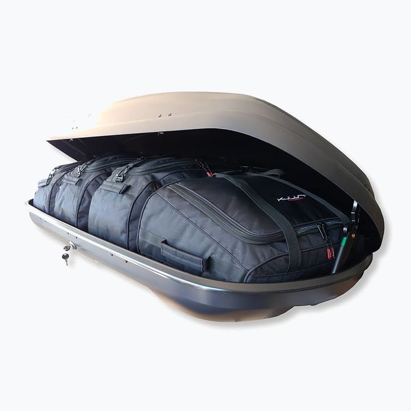 Комплект чанти за покривен автобокс KJUST Interpack Traxer 5.6 4 бр. черни 2