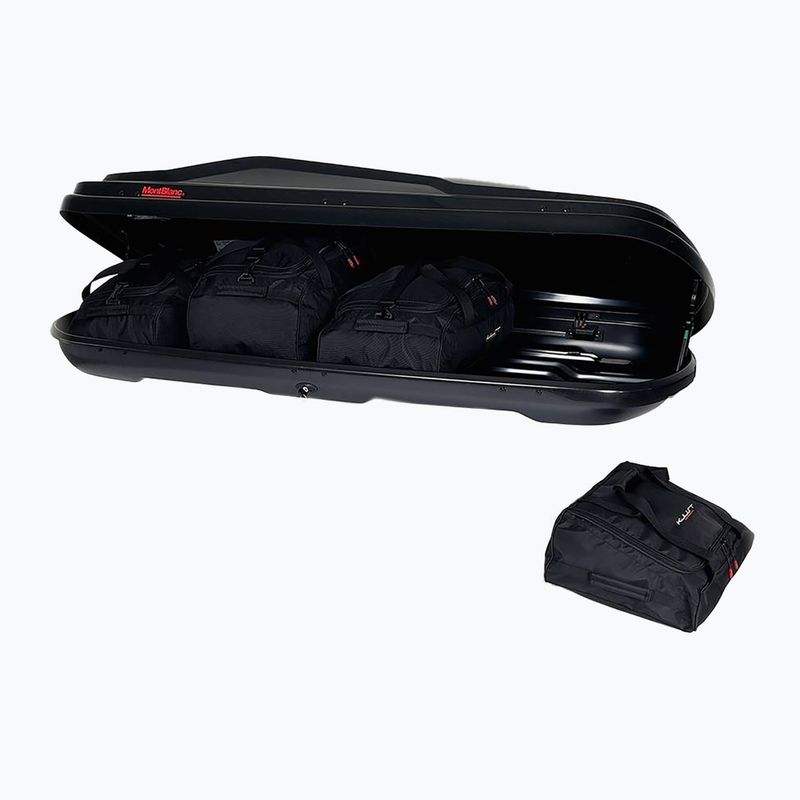 Комплект чанти за покривен автобокс Montblanc Altitude 350 4 бр. черни 2