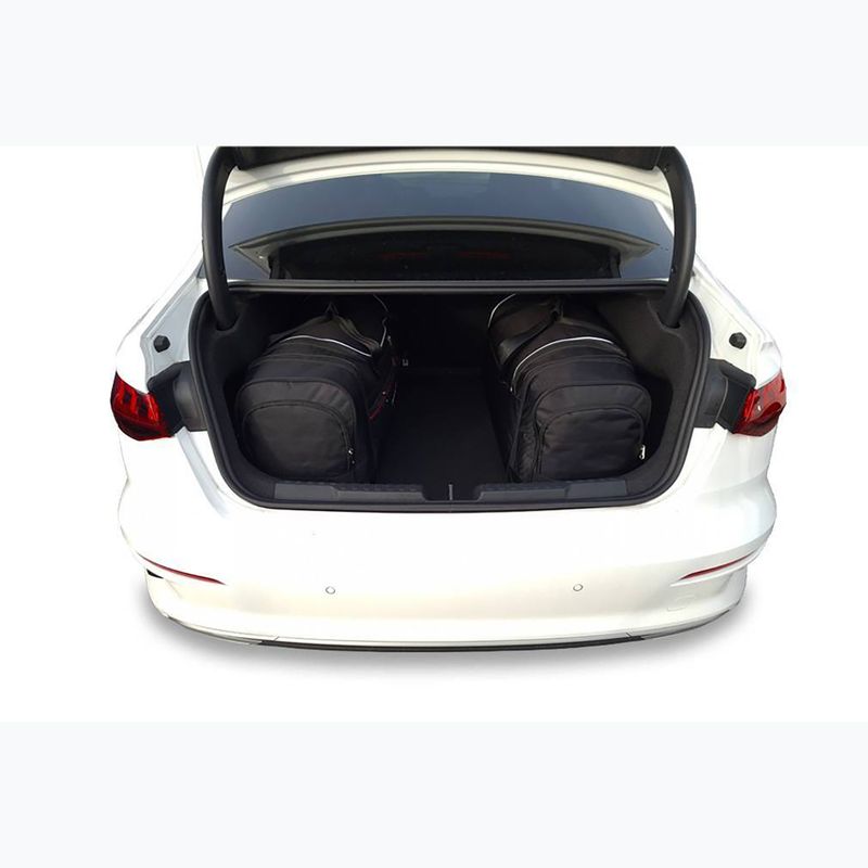 KJUST Комплект чанти за багажника на Audi A3 Limousine 2020+ 3 бр. черни 15