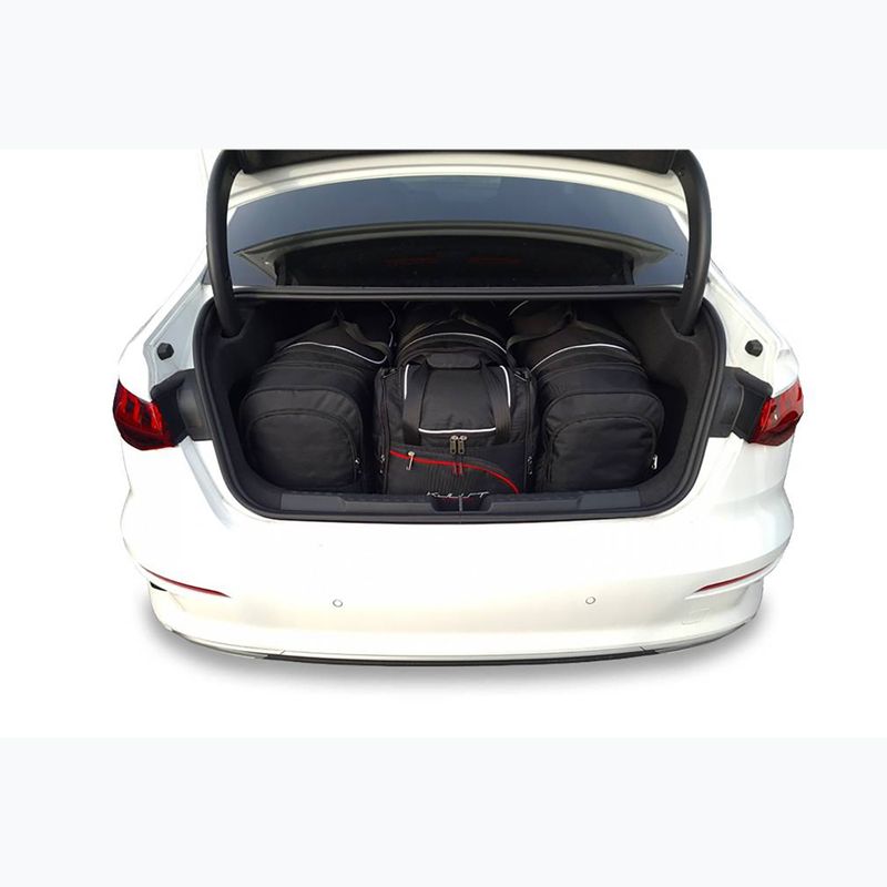 KJUST Комплект чанти за багажника на Audi A3 Limousine 2020+ 4 бр. черни 17