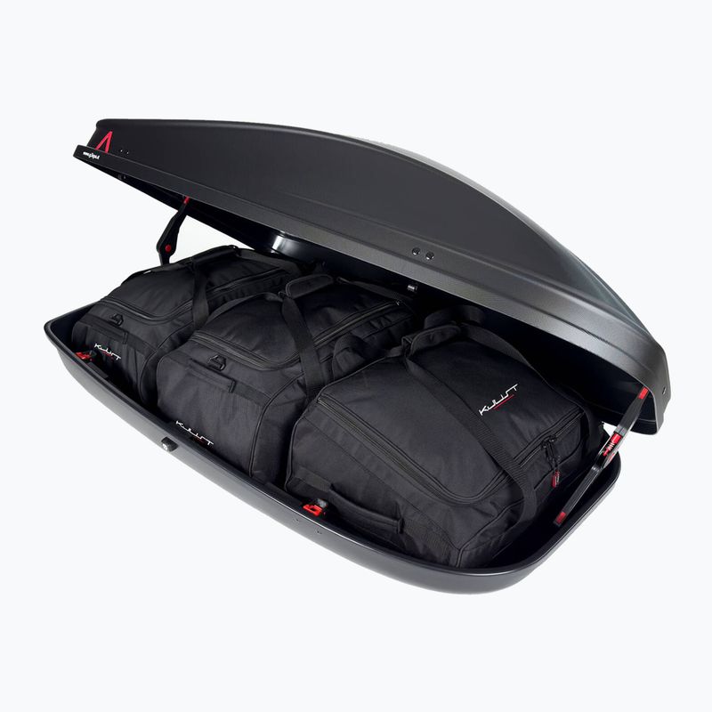 Комплект чанти за покривен автобокс KJUST G3 Spark 400, 3 броя, черни