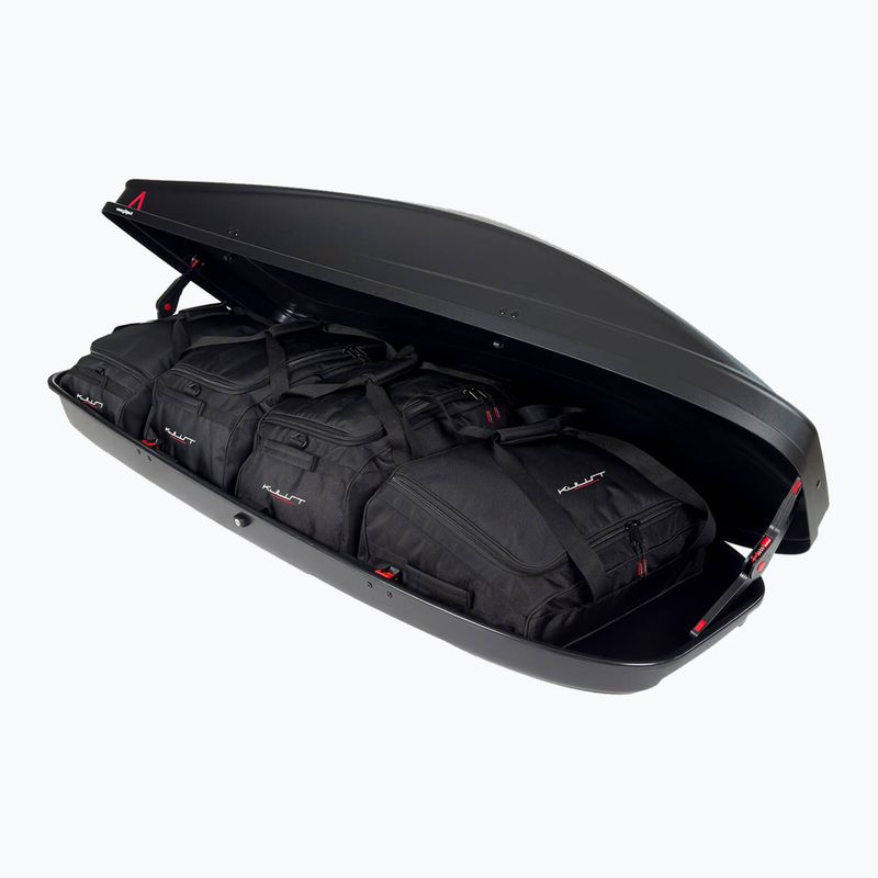 Комплект чанти за покривен автобокс KJUST G3 Spark 480, 4 броя, черен