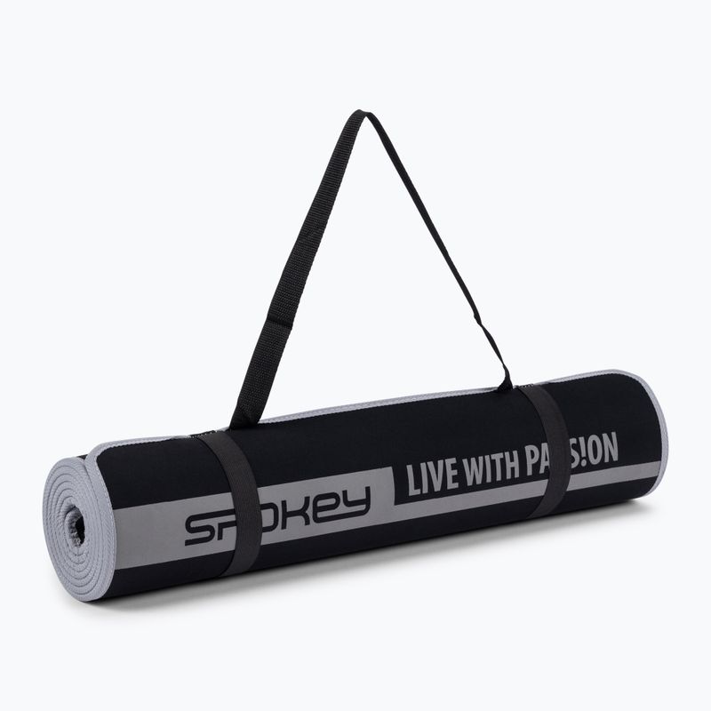 Тренировъчна постелка Spokey Flexmat V черна 920913 3