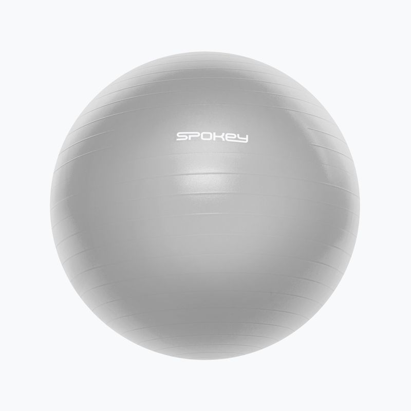 Гимнастическа топка Spokey Fitball сива 921021