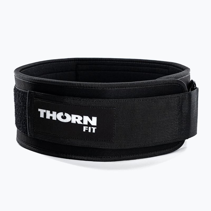 Колан за вдигане на тежести THORN FIT Pro Logo black/white 2