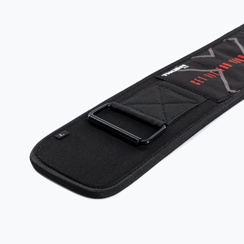Колан за вдигане на тежести THORN FIT Pro Logo black/white 4