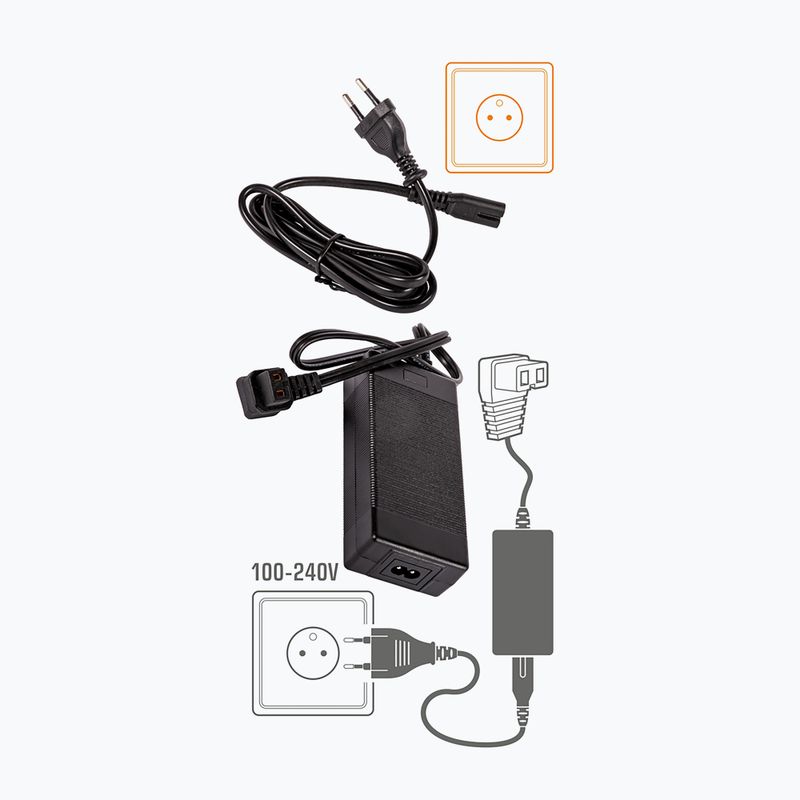 Туристически хладилник Yolco BX40 черно сив 18