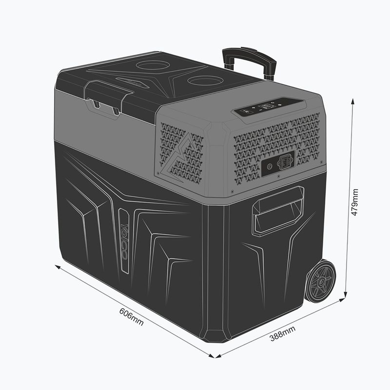 Yolco BCX40 39 л карбонов хладилник за пътуване 17