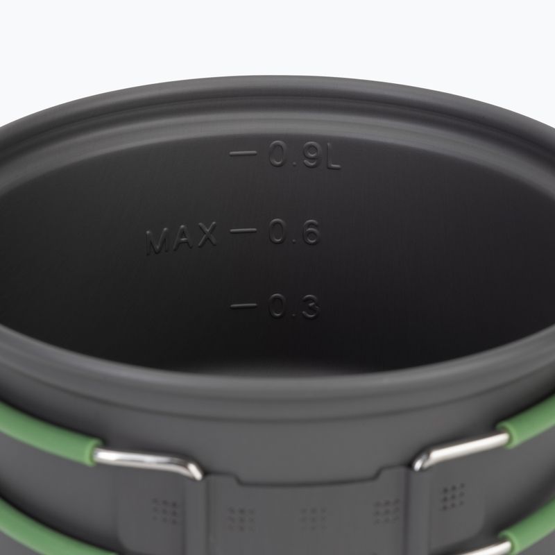 Туристически комплект съдове за готвене Rockland Travel Duo Anodized grey/green 5