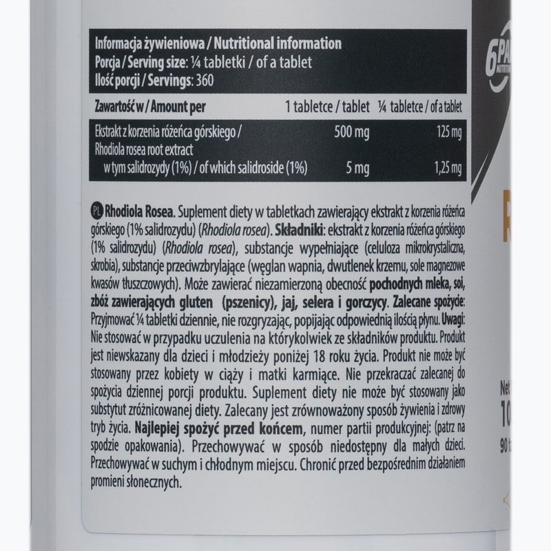 EL Rhodiola Rosea 6PAK планинска родиола 500mg 90 таблетки PAK/092 2
