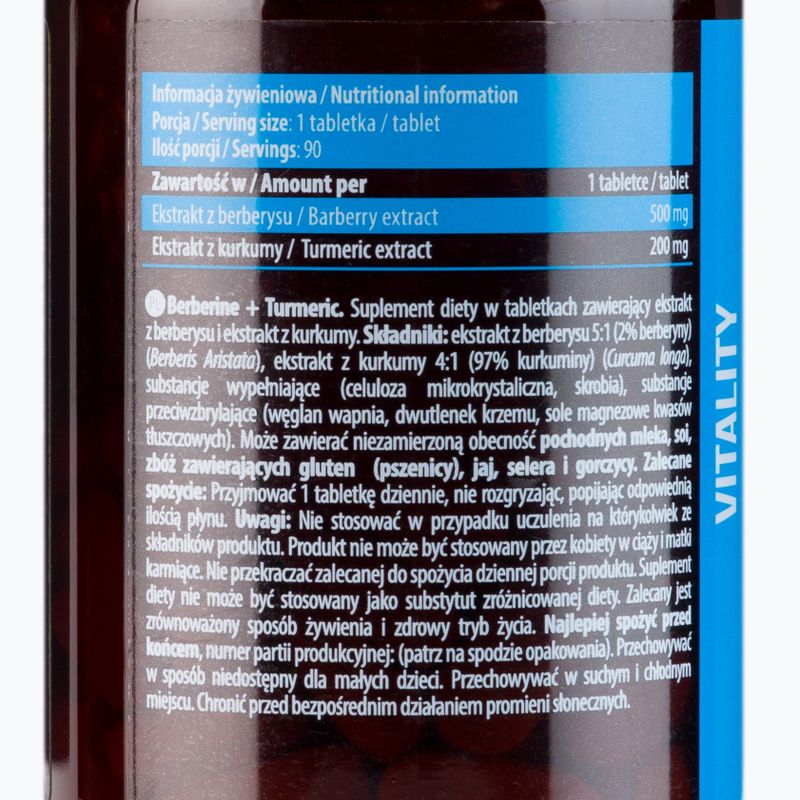 Berberine+curcumin Essence за подпомагане на храносмилането 90 таблетки ESS/010 2