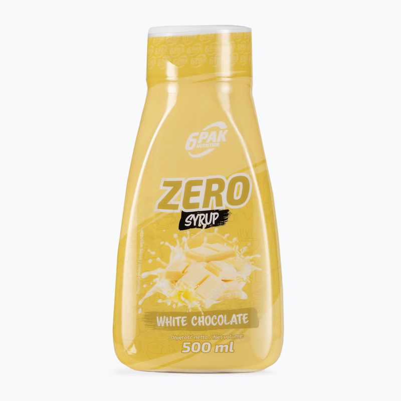 6PAK Сироп ZERO 500ml бял шоколад PAK/230