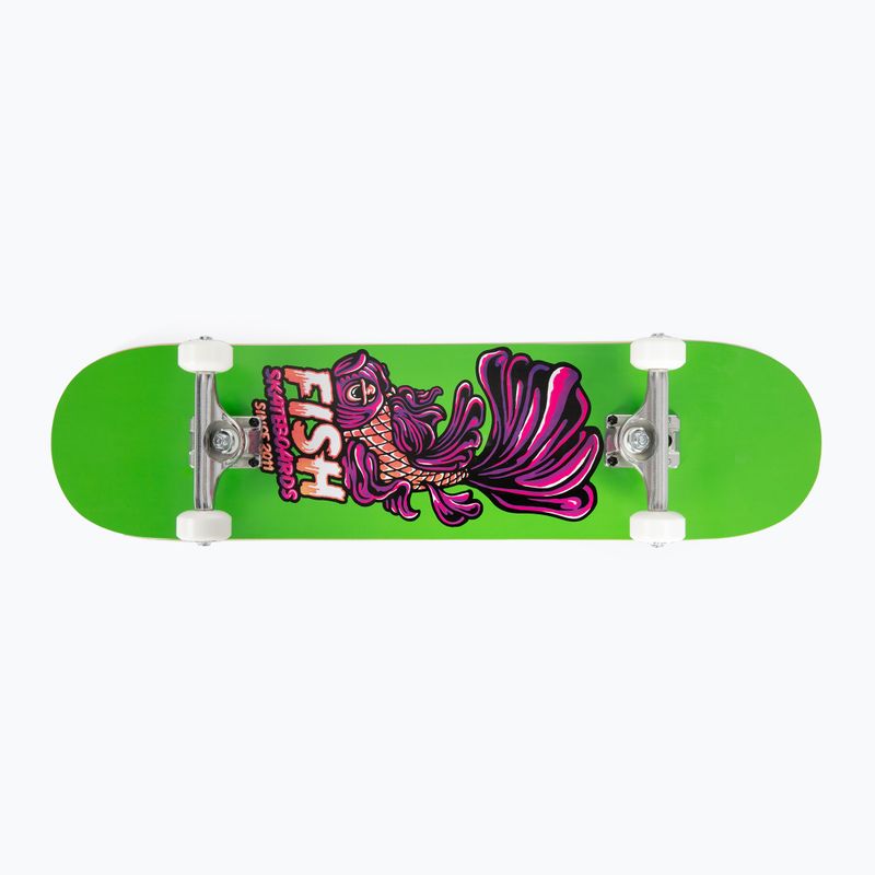 Fish Skateboards Emma Beginner 8.0' зелен класически скейтборд