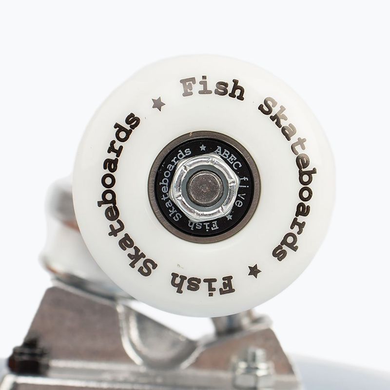 Fish Skateboards Zack Класически скейтборд за начинаещи 8.0' син SKATE-ZAC-SIL-WHI 13