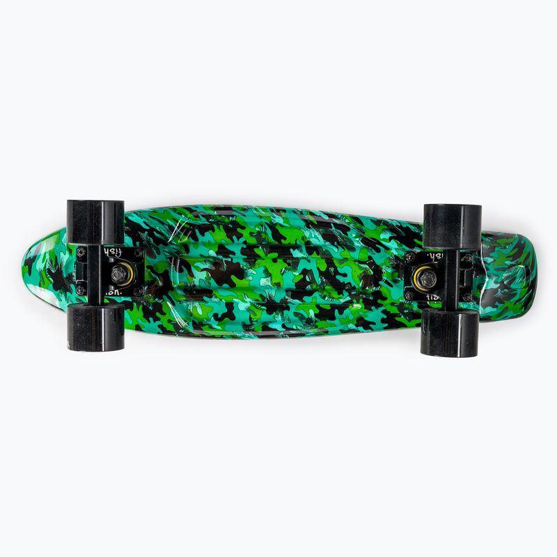 Fish Skateboards Print Camo green FS-FB-CAM-BLA-BLA скейтборд 4