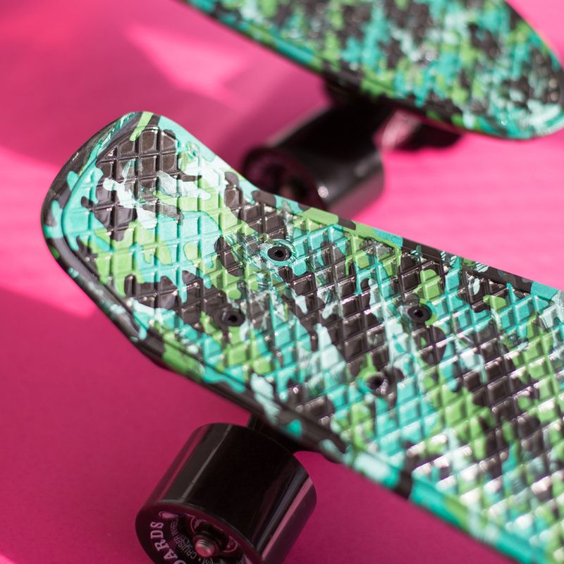 Fish Skateboards Print Camo green FS-FB-CAM-BLA-BLA скейтборд 13