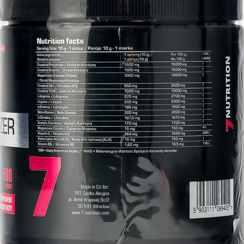 BB Volumizer 7Nutrition креатин 500g 7Nu000075 3