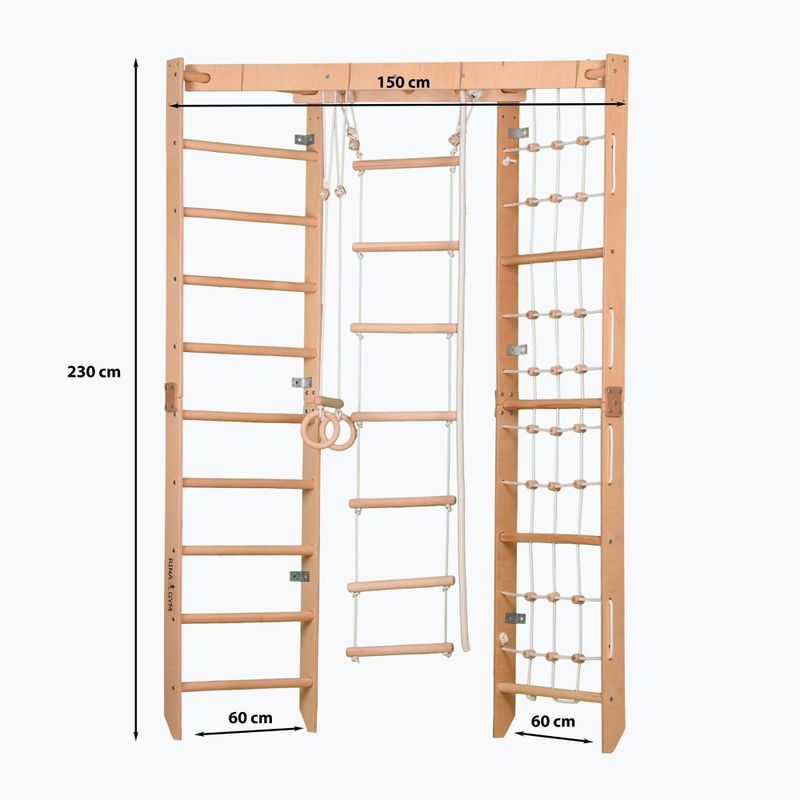 Гимнастическа стълба Rinagym SPR Corner natural 2