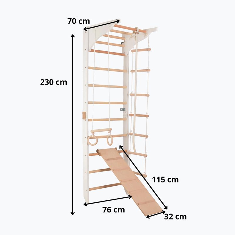 Гимнастическа стълба RINAGYM Pro 2 white 7