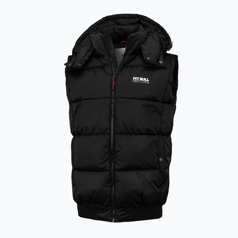 Мъжки без ръкави Pitbull West Coast Walpen Hooded black