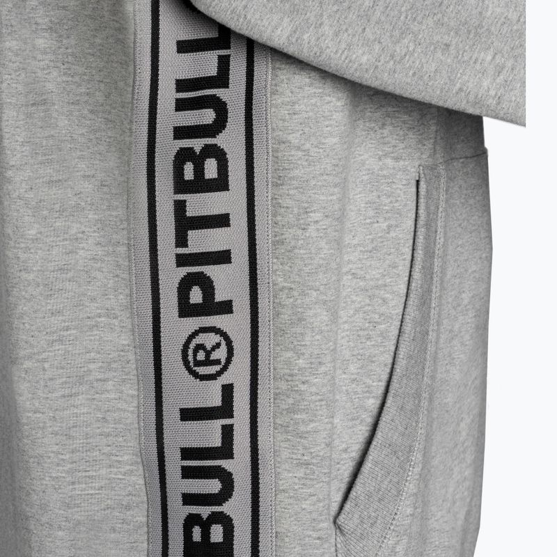 Мъжки суитшърт Pitbull West Coast Hooded French Terry TNT grey/melange 4