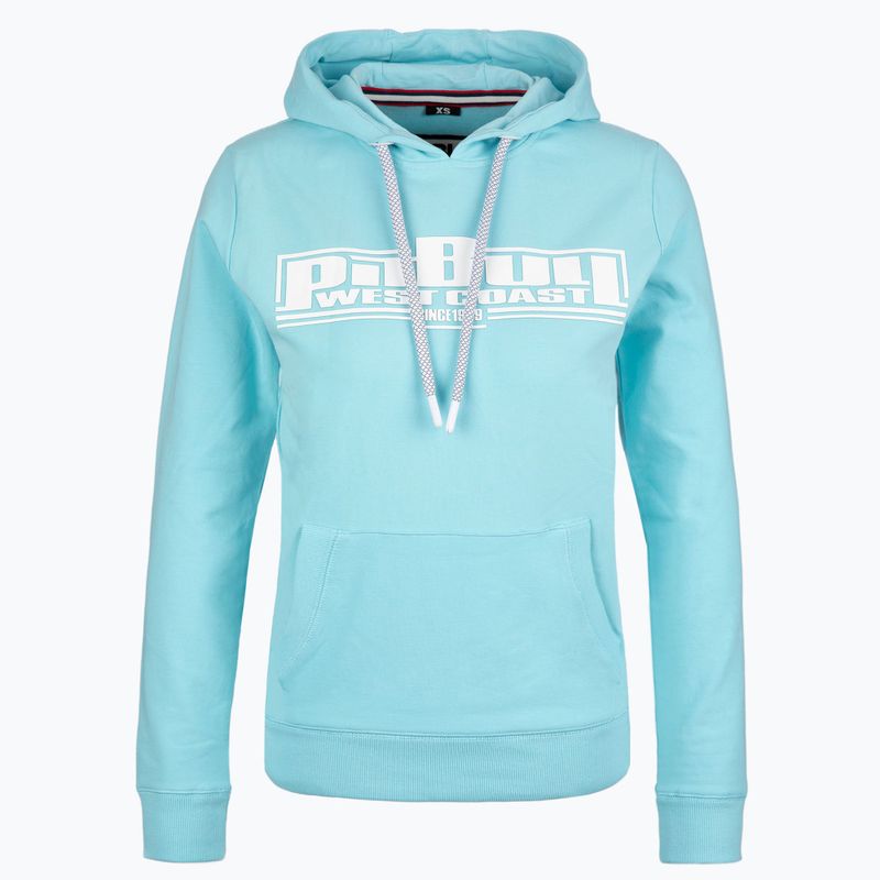 Дамски суитшърт Pitbull West Coast Hooded F.Terry „Boxing” turquise