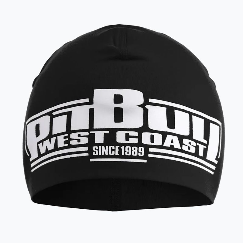 Pitbull West Coast Beanie Класическа боксова зимна шапка черно/бяло 2