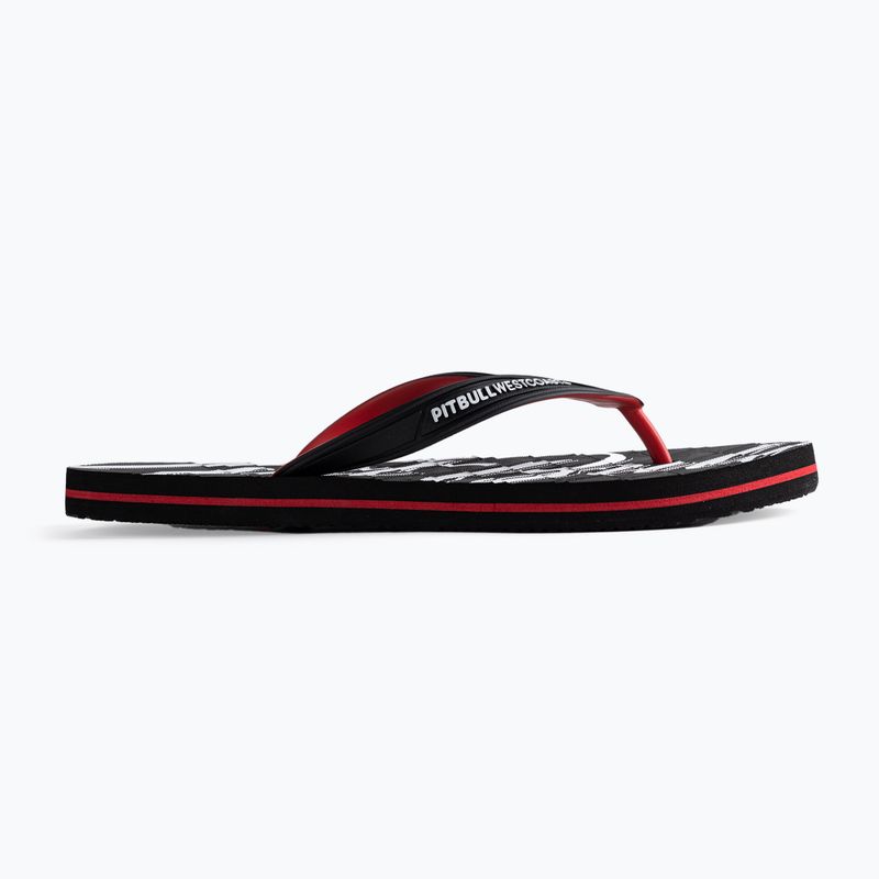 Мъжки джапанки Pitbull West Coast Flip Flop El Jefe black/red 2