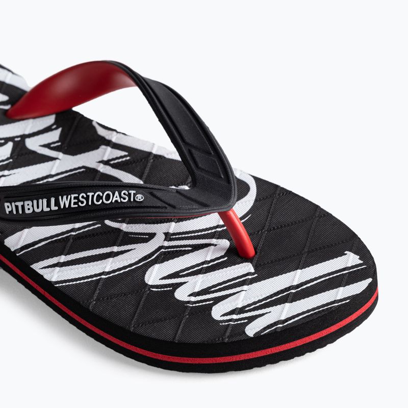 Мъжки джапанки Pitbull West Coast Flip Flop El Jefe black/red 7