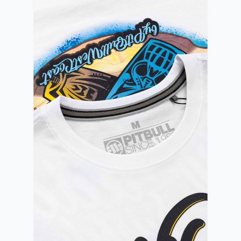 Pitbull Surfdog мъжка тениска бяла 3