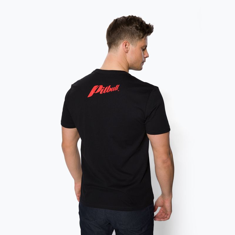Мъжка тениска Pitbull West Coast RED BRAND black 3