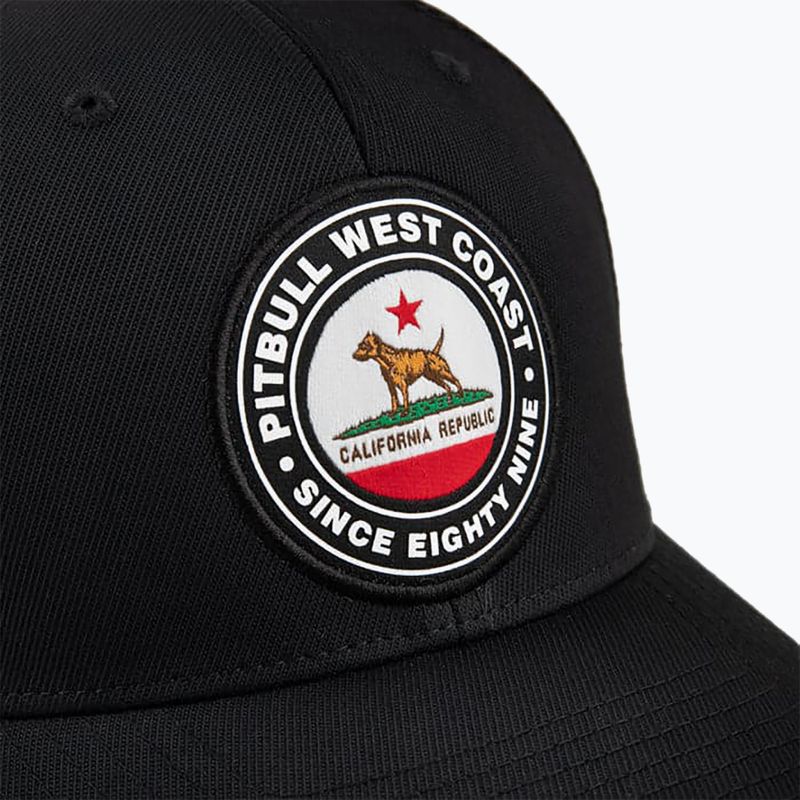 Мъжки Pitbull West Coast Mesh Full Cap California Dog black 5