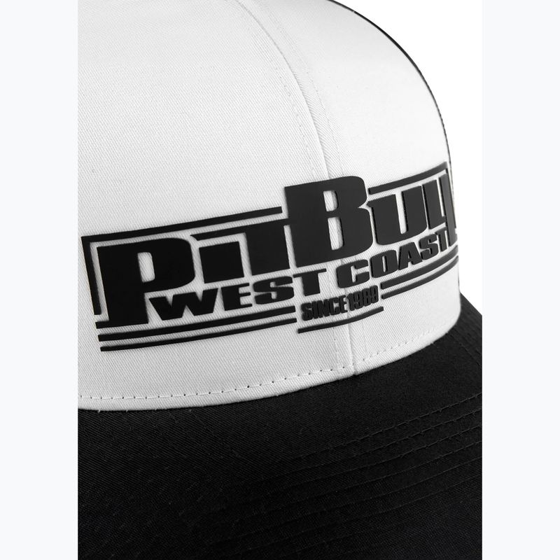 Зимна шапка Pitbull Classic Boxing бяла/черна 4