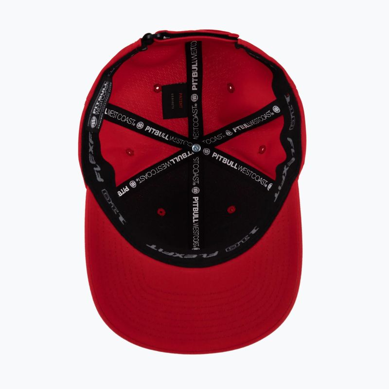 Pitbull Snapback Seascape червена бейзболна шапка 3