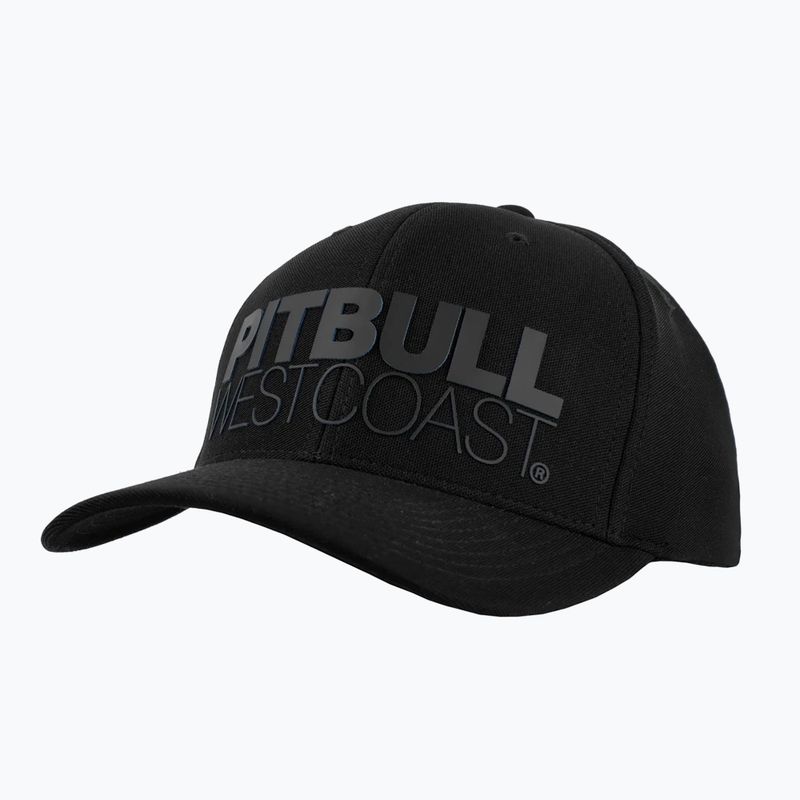 Pitbull Snapback Seascape черна/червена бейзболна шапка с печат