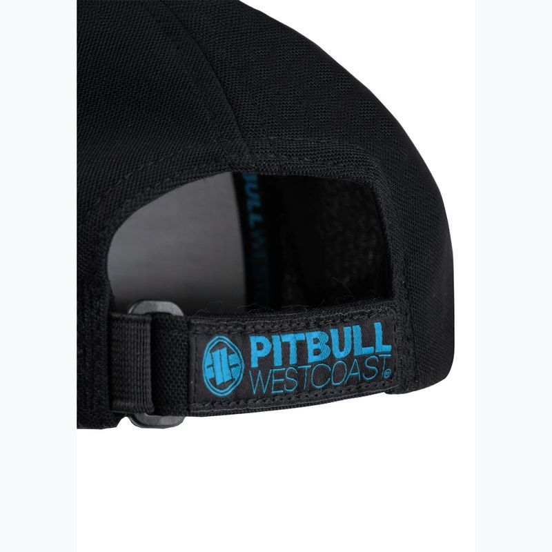 Pitbull Snapback Seascape черна/червена бейзболна шапка с печат 5
