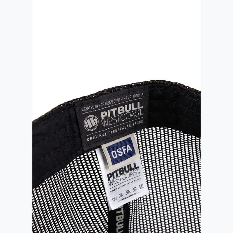 Pitbull Mesh Snapback кучета шапка черно 6