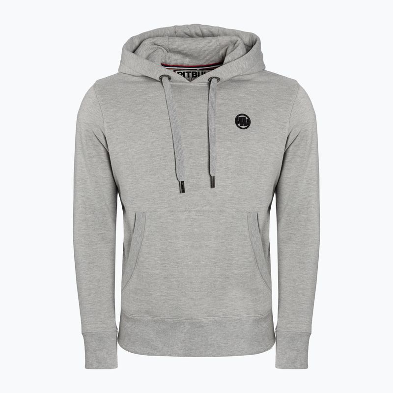 Мъжки суитшърт Pitbull West Coast Hooded Small Logo 21 grey/melange