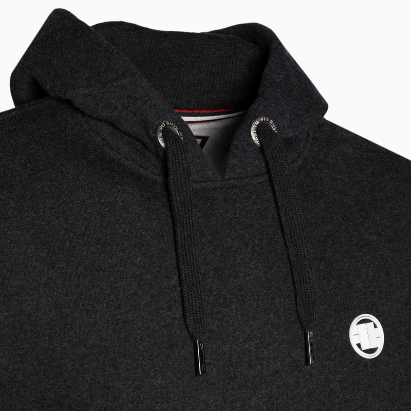 Мъжки суитшърт Pitbull West Coast Hooded Small Logo 21 charcoal 3