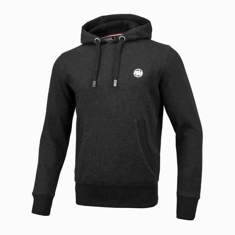 Мъжки суитшърт Pitbull West Coast Hooded Small Logo 21 charcoal melange