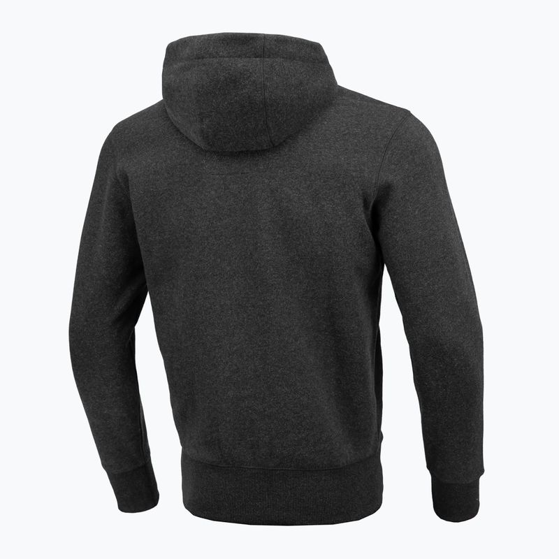 Мъжки суитшърт Pitbull West Coast Hooded Small Logo 21 charcoal melange 2