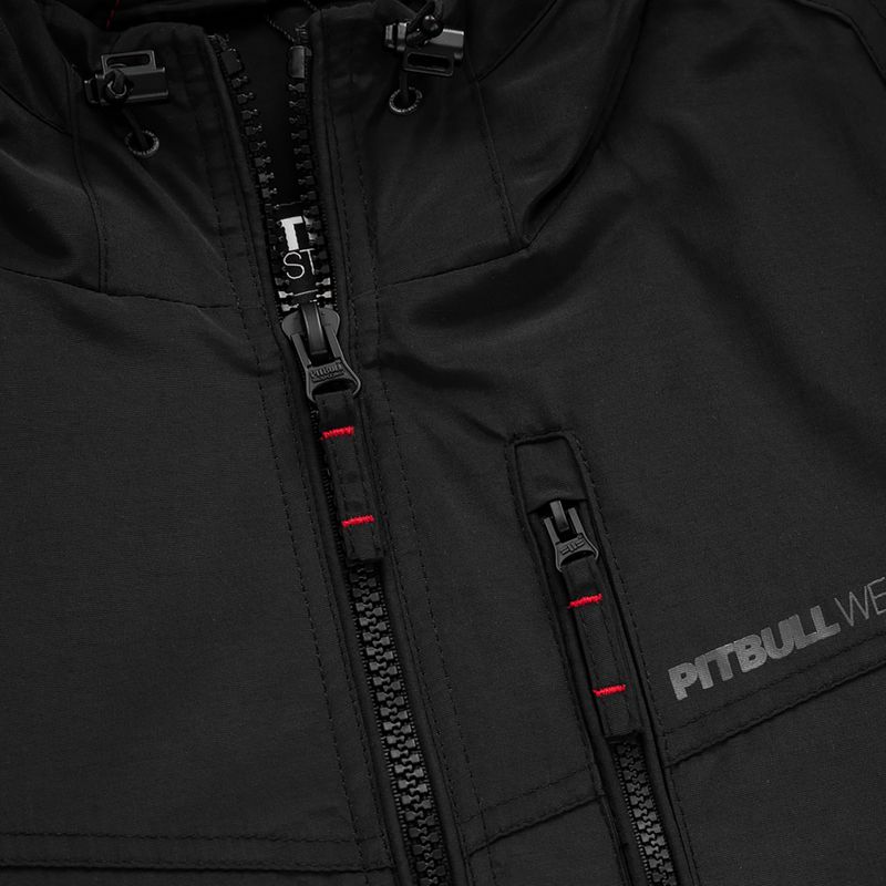 Мъжко зимно яке Pitbull West Coast Spinnaker 2 Hooded black 3
